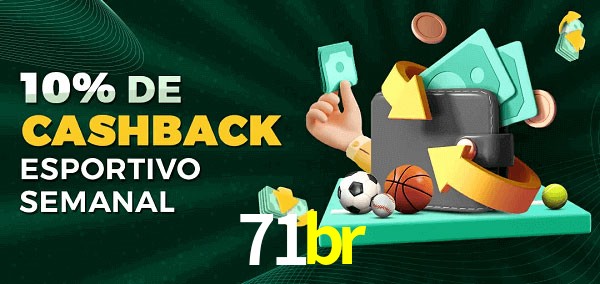10% de bônus de cashback na 71br